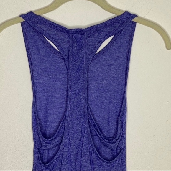 Gymshark purple cut out racerback tank - Picture 4 of 7